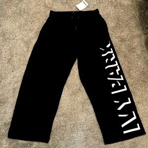 IVY PARK XL wide leg black sweatpants